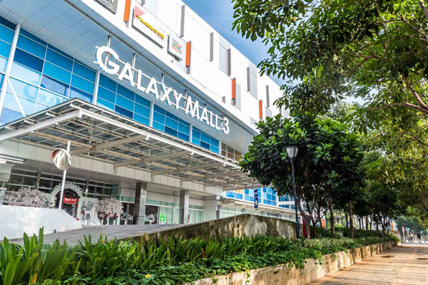  10 menit ke Galaxy Mall